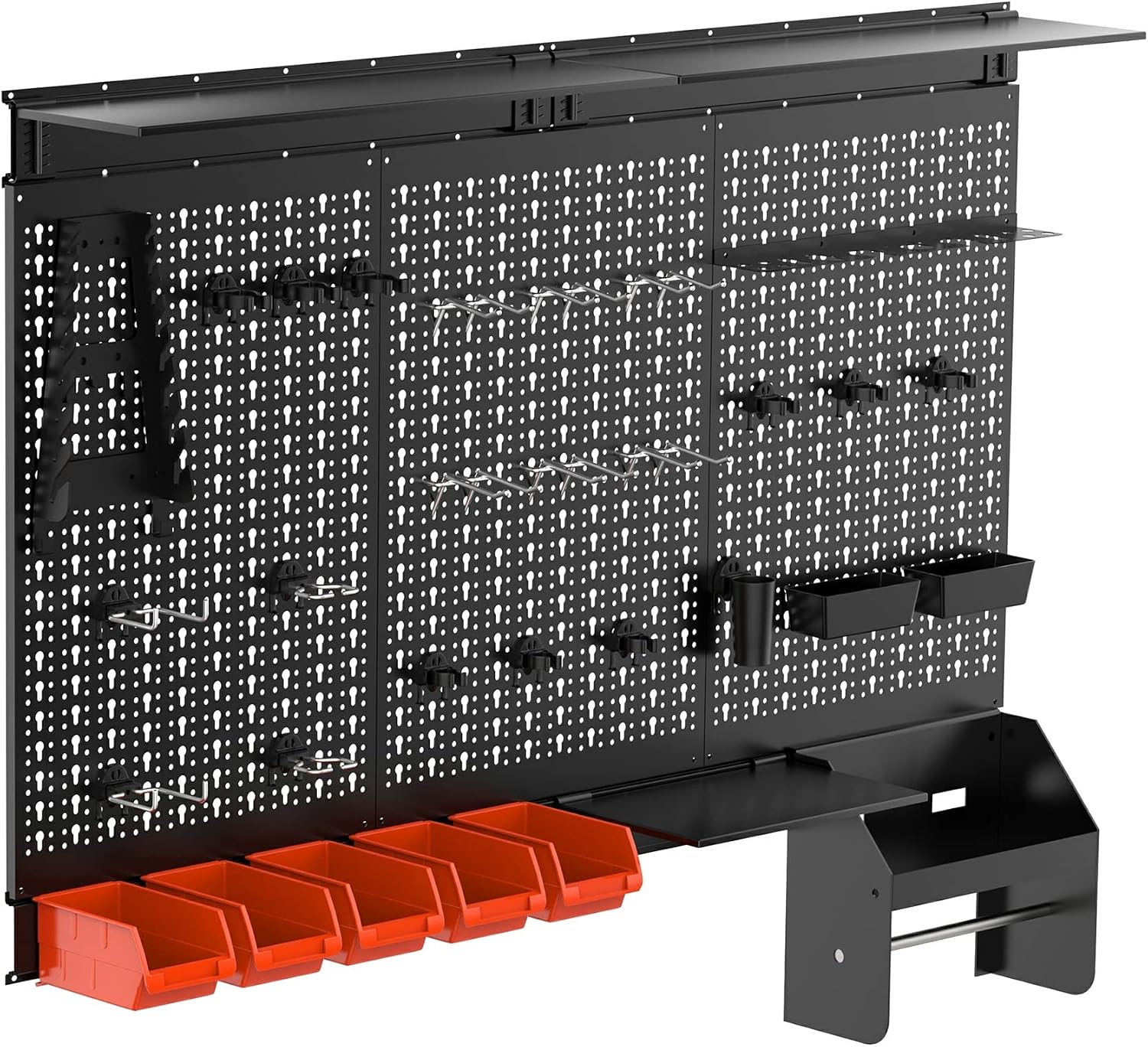 Metal Pegboard Wall Organizer  - Workshop Tools.Hanging Board review and price