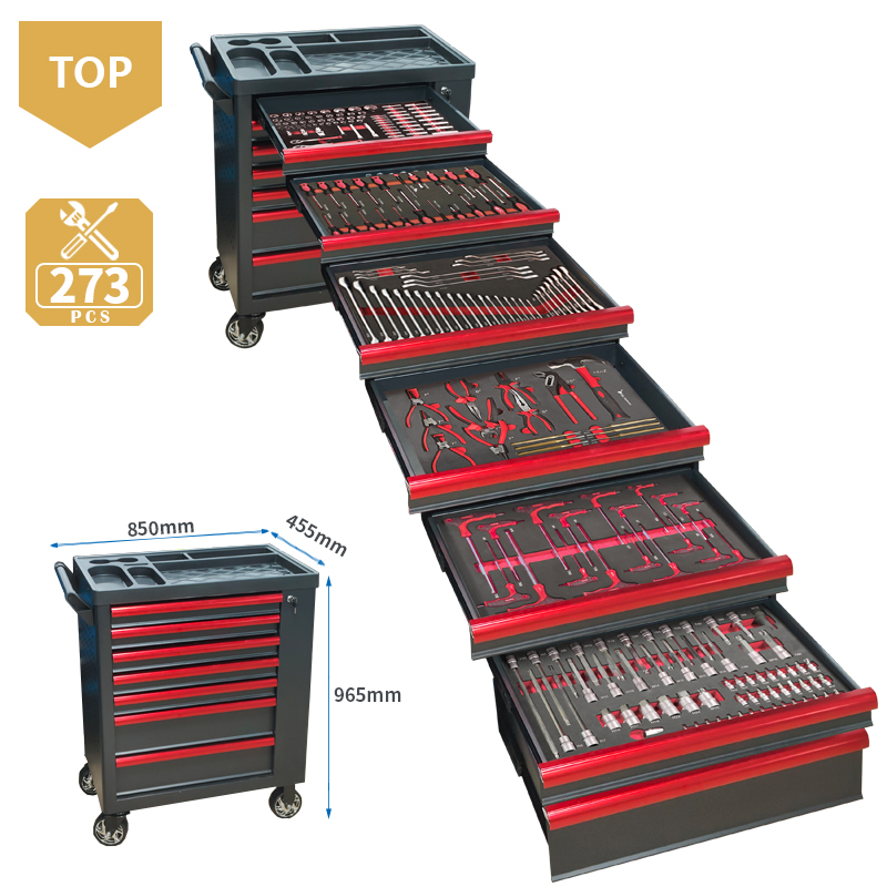 7 Drawer Tool Trolley With 273 - Workshop Tools Cabinet review and price