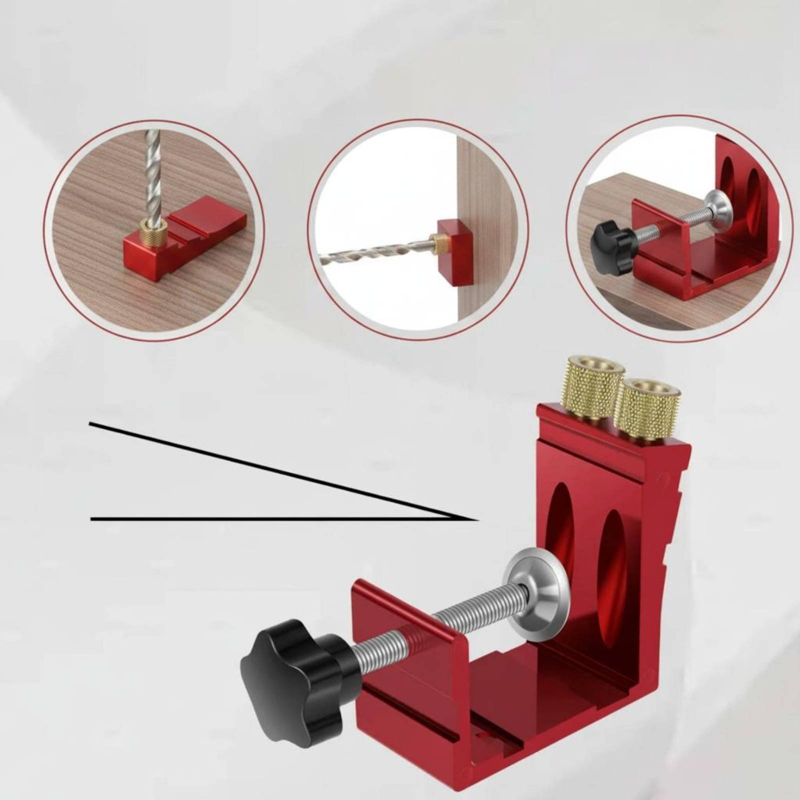 15 Degree Angle Drilling Guide - Workshop Joinery Tools review and price