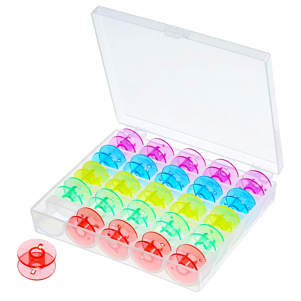 25Pcs/Set Plastic Threads Bobb - Mechanical Workshop Tools And Equipment review and price