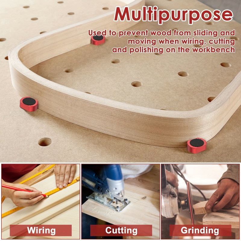 8pcs Workbench Peg Brake Dogs  - Workshop Tools Table review and price