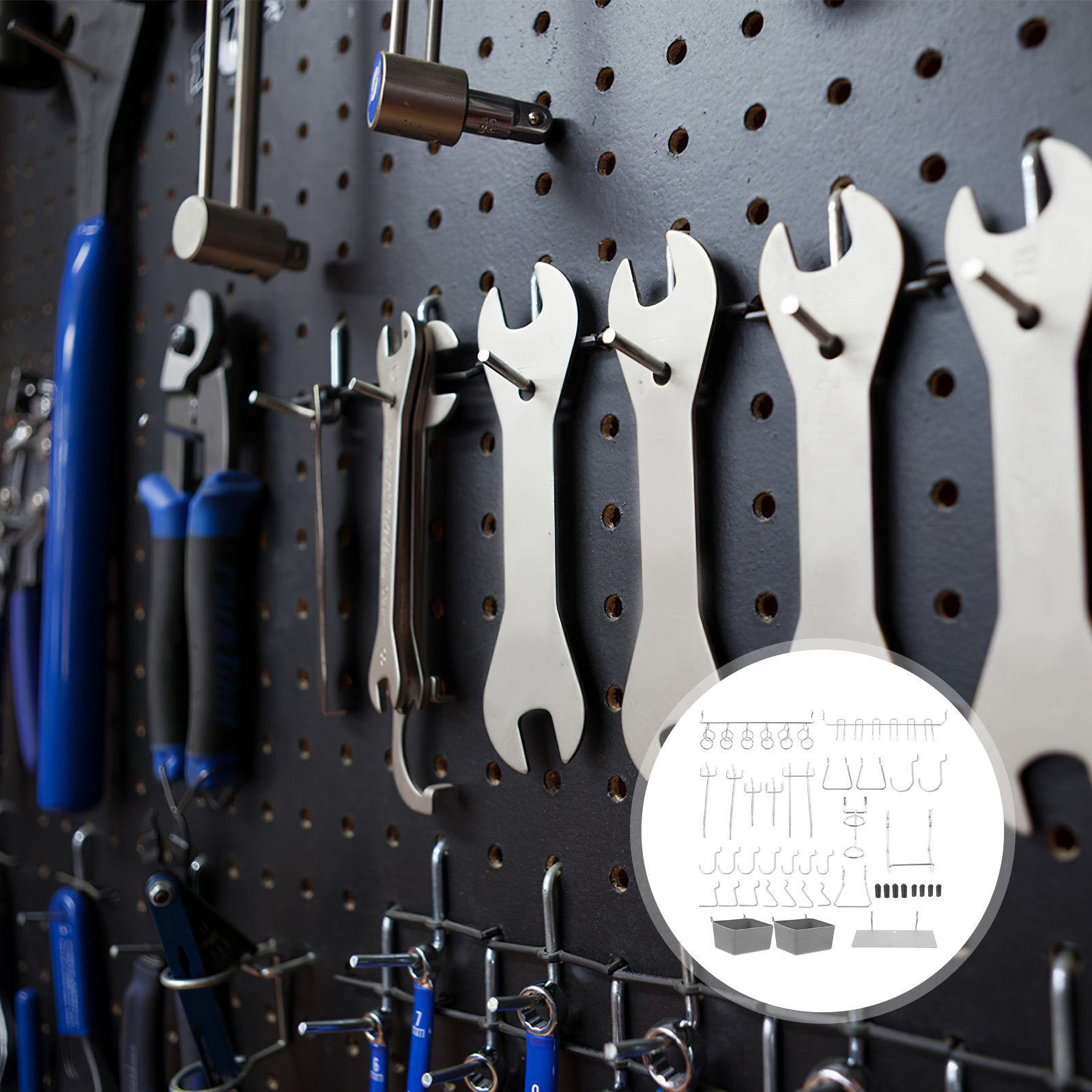 140Pcs Pegboard Hooks Organize - Workshop Tools.Hanging Board review and price