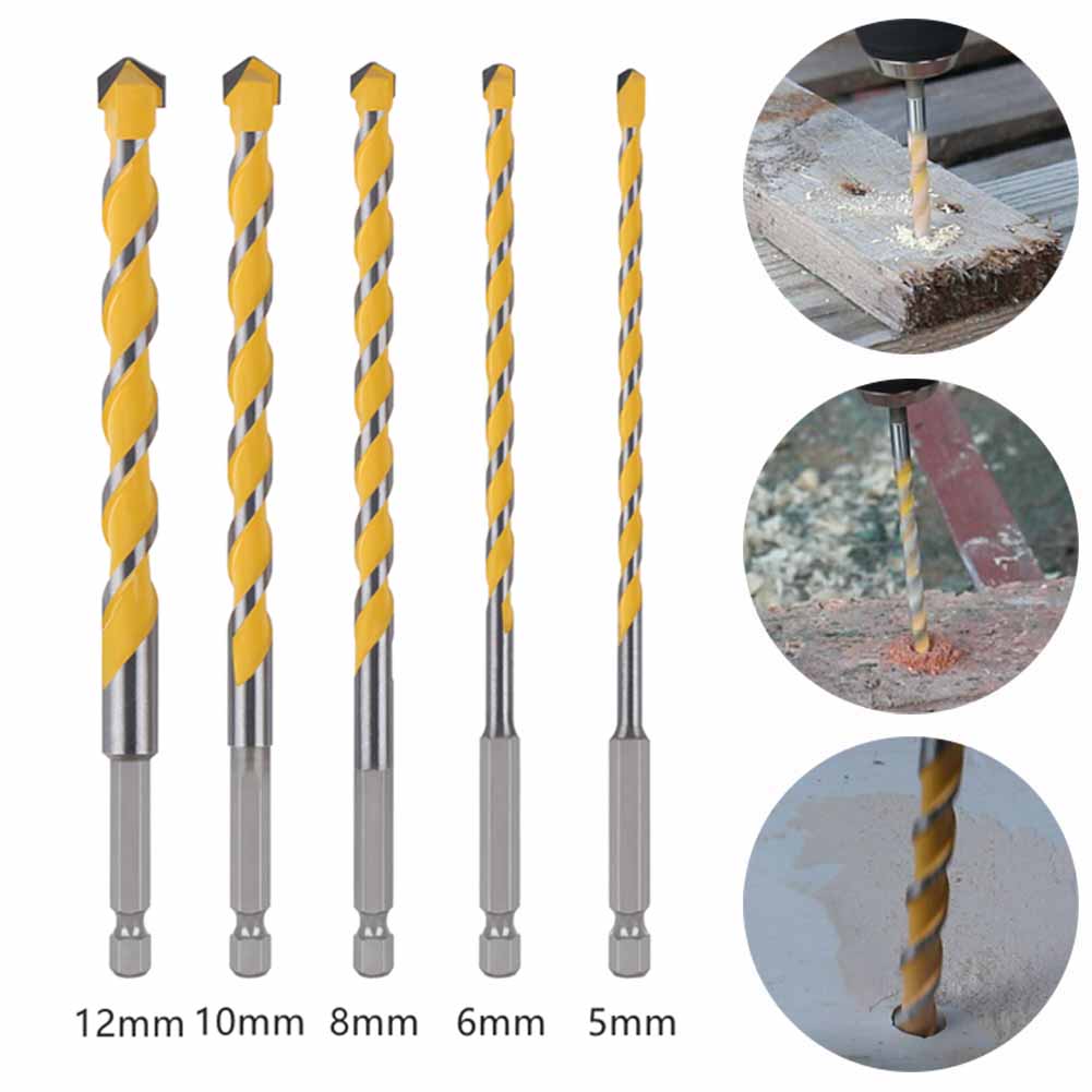 1pc  Hex Shank Drill Bit 5/6/8 - Tools For Woodworking Workshop review and price